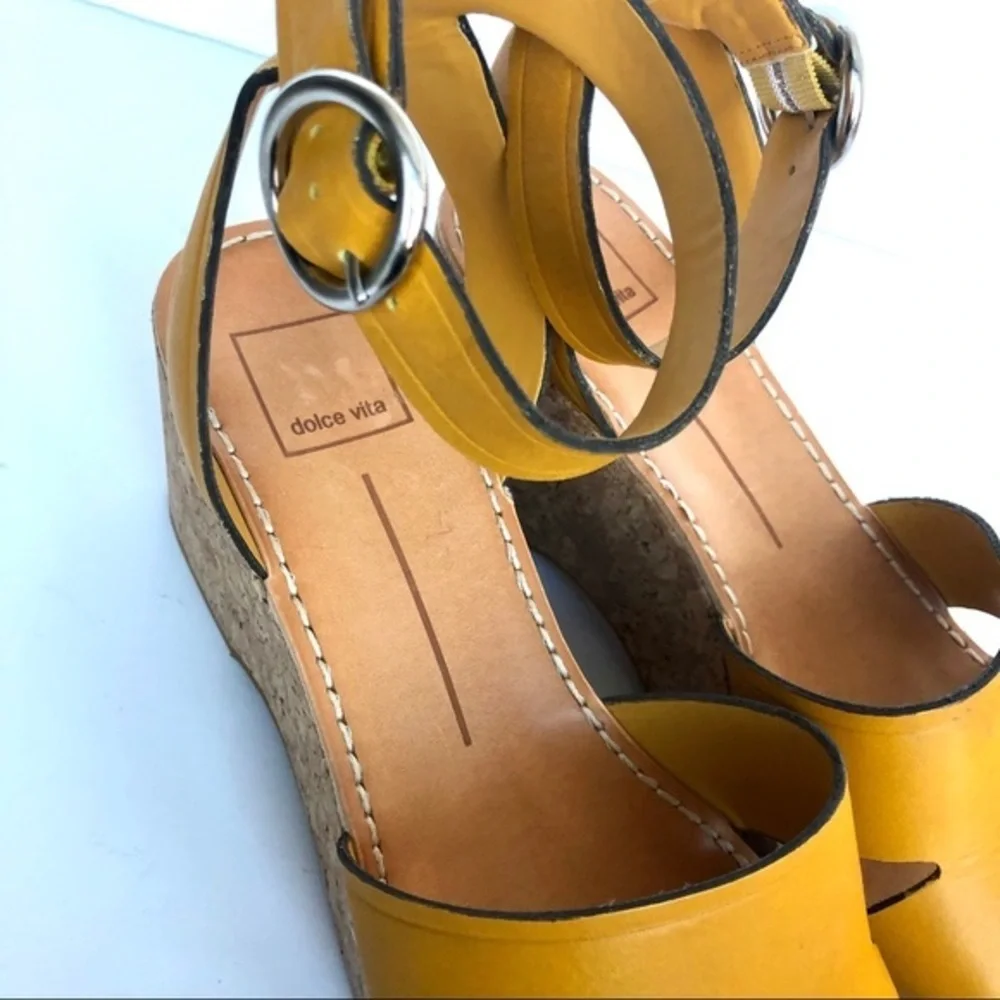 DOLCE VITA platform wedge sandals